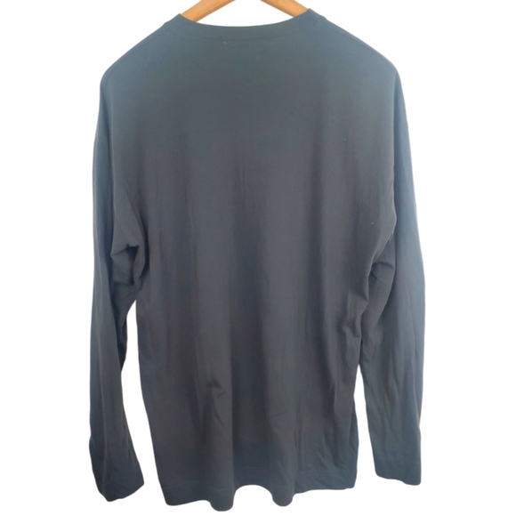 Dolce & Gabbana Men's Cotton Long Sleeve Tee. Black. SIZE 50 - Picture 6 of 9